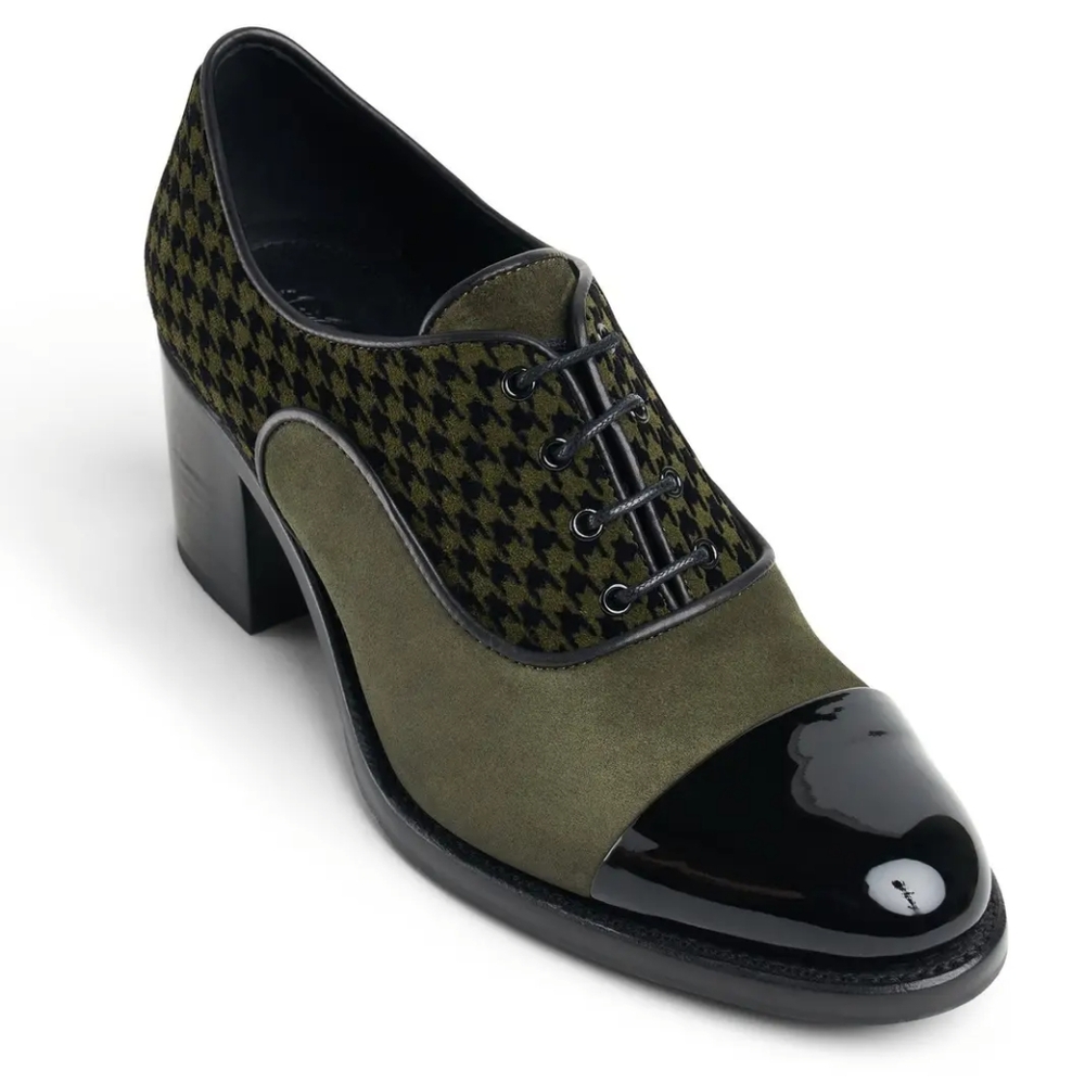 The Office of Angela Scott Mrs. Maisel Lace Up Pumps Size 38.5/8 1/2